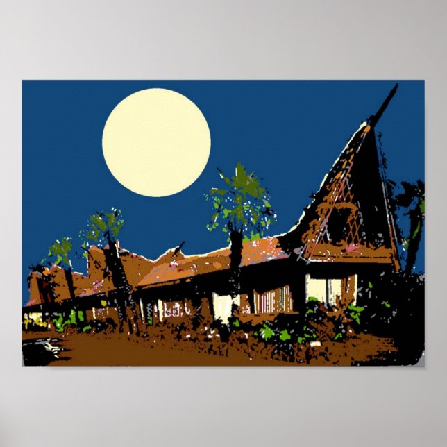 Póster Bali Hai na praia de Pontchartrain (Frente)