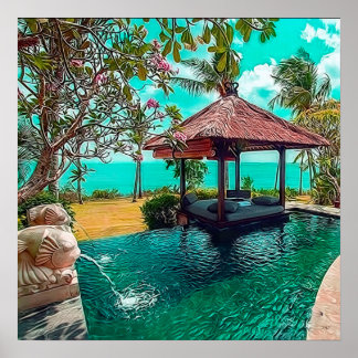 Póster Bali, Indonésia