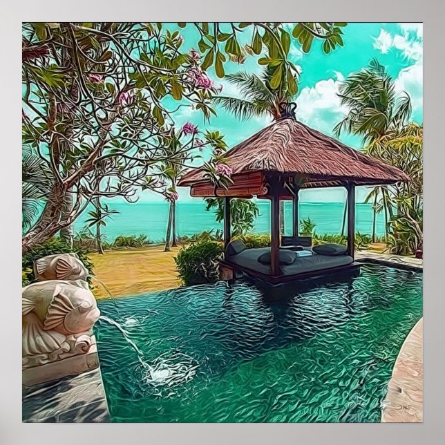 Póster Bali, Indonésia (Frente)
