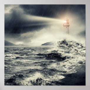 Poster Baliza do farol