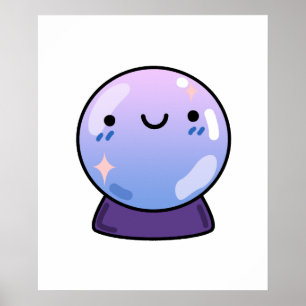 Poster Ball Cristal de Kawaii Cute