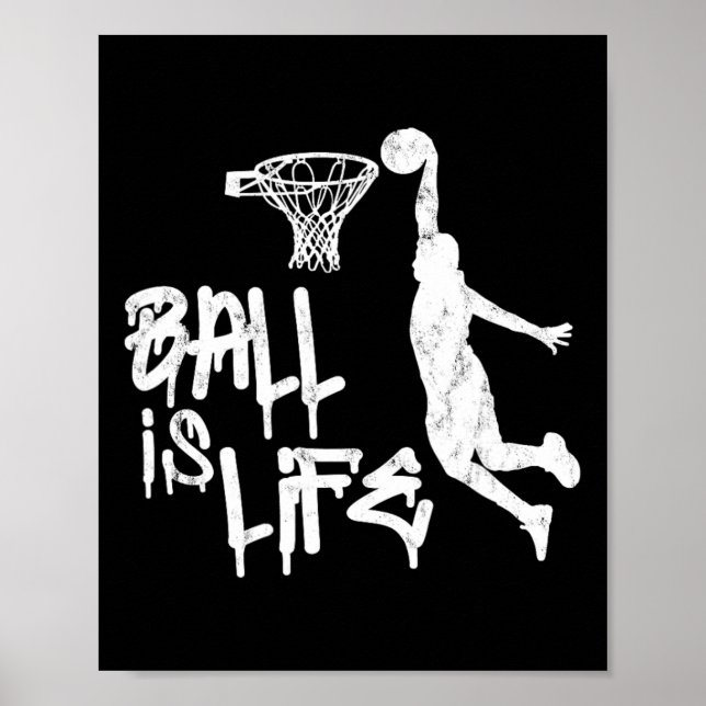 Poster Ball é o time de Guardas de basquetebol para ofere (Frente)