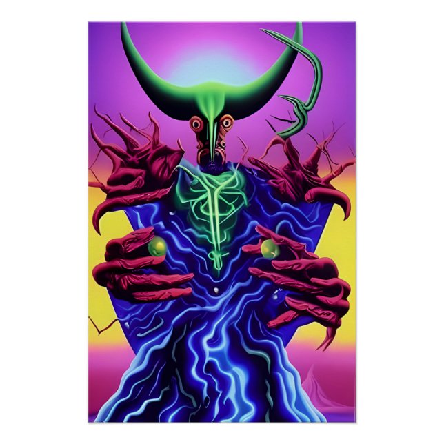 Póster Ball Magic - Ken Gage Surreal Art (Frente)