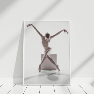 Poster Ballerina Dancer Modern Photography Art