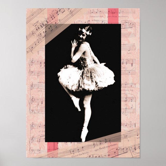 Póster Ballerina Dancing (Frente)