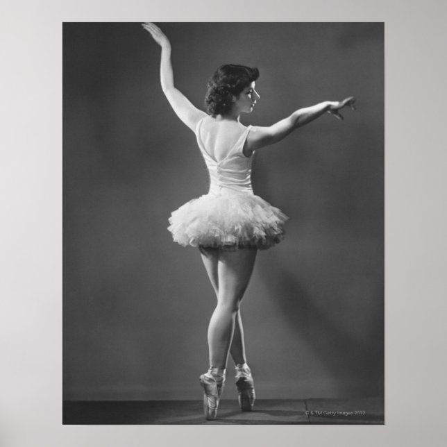 Póster Ballerina em Tutu (Frente)