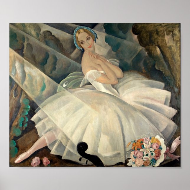 Poster Ballerina Ulla Poulsen - Gerda Wegener (Frente)