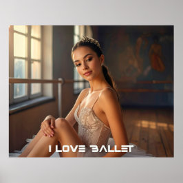 POSTER BALLET - EU AMO BALLET