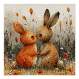 Póster Ballet Suave Carinho: Um Pouco de Bunny Caprichoso
