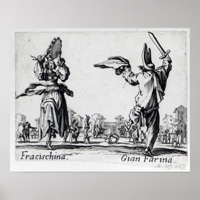 Poster Balli de Sfessania, c.1622 (Frente)