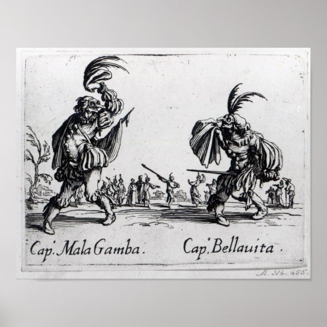 Póster Balli de Sfessania, c.1622 (Frente)