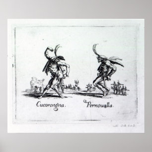 Poster Balli de Sfessania, c.1622