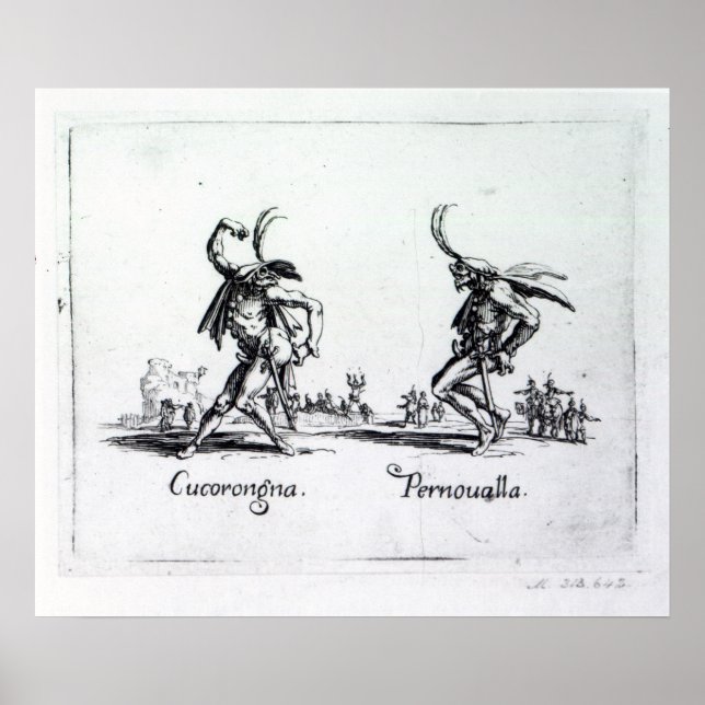 Poster Balli de Sfessania, c.1622 (Frente)