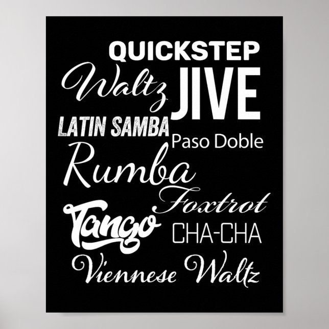 Poster Ballroom Dancer Pun Gift (Frente)