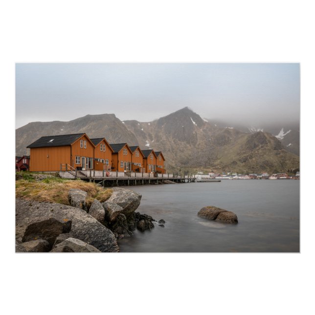Póster Ballstad Lofoten (Frente)