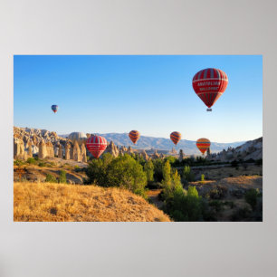 Poster Balões de ar quente sobre Cappadocia