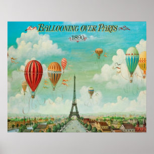 Poster Balonismo sobre Paris