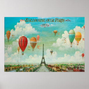 Poster Balonismo sobre Paris
