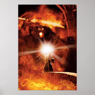 Poster Balrog Versus GANDALF™