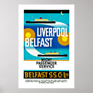 Póster Balsa de Liverpool - de Belfast