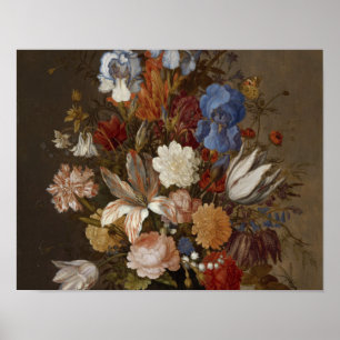 Poster Balthasar Van Der Ast - Still Life With Flowers.