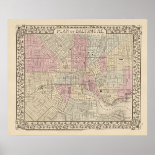 Póster Baltimore 6
