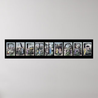 Póster BalTIMORE - Alphabet - Letra name Art