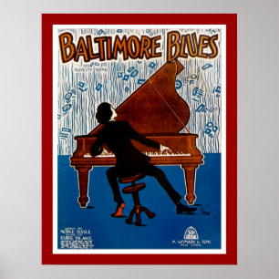 Poster Baltimore Blues