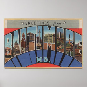 Póster Baltimore, Maryland - grandes cenas 3 da letra