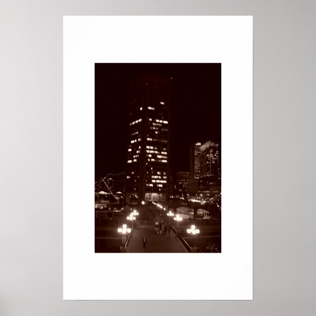 Póster Baltimore Night (Frente)