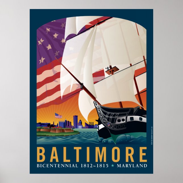 Poster Baltimore: Pela Luz Antecipada do amanhecer (Frente)