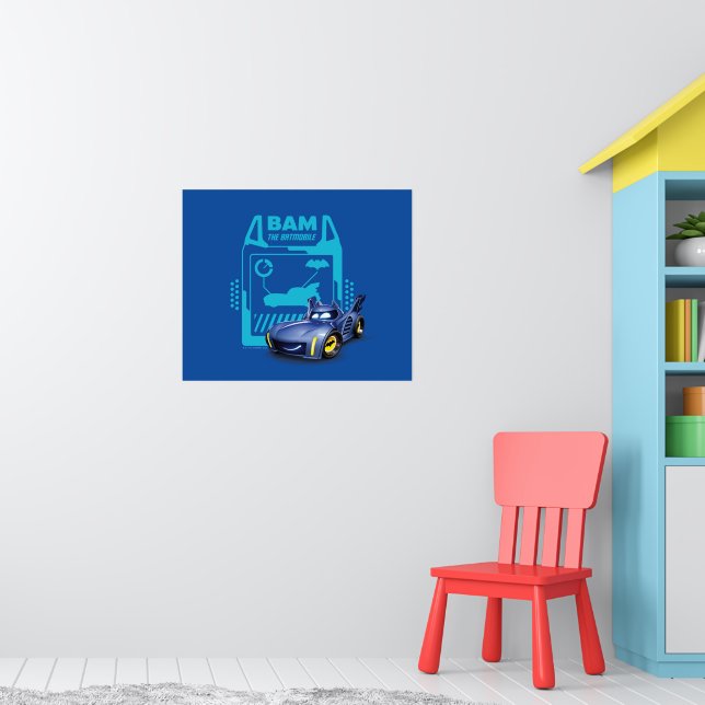 Poster Bam - O Batmobile (Berçário 1)