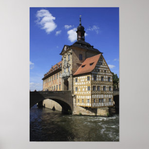 Poster Bamberg, Rathaus da Alemanha
