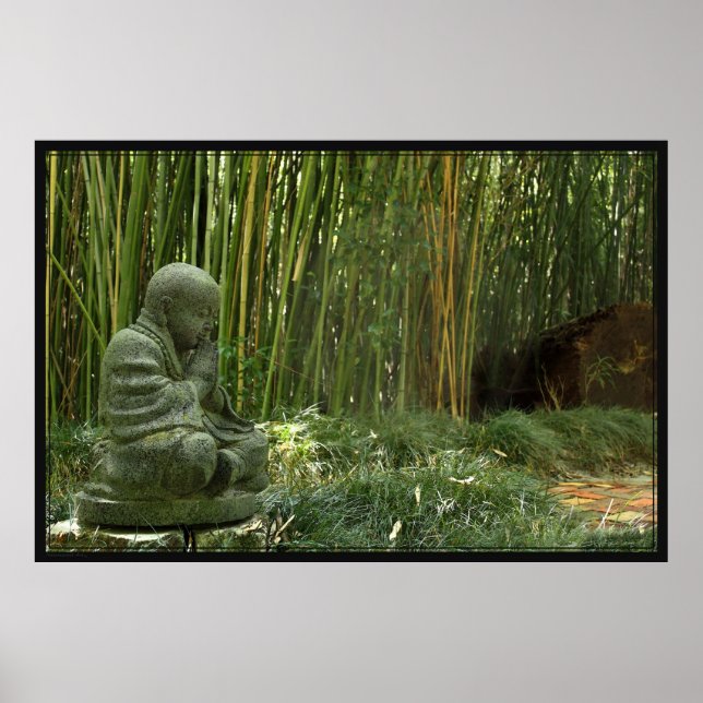Poster Bamboo Buddha - 60x40 - outros tamanhos dis (Frente)