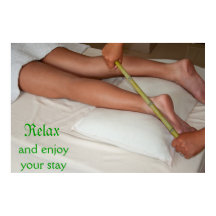 Bamboo Massage On Ankle