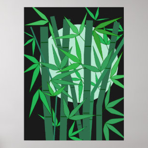 Poster Bamboo Moon