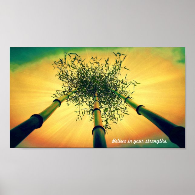 Poster bamboo sk s.jpg, como o bambu, fique alto, b... (Frente)