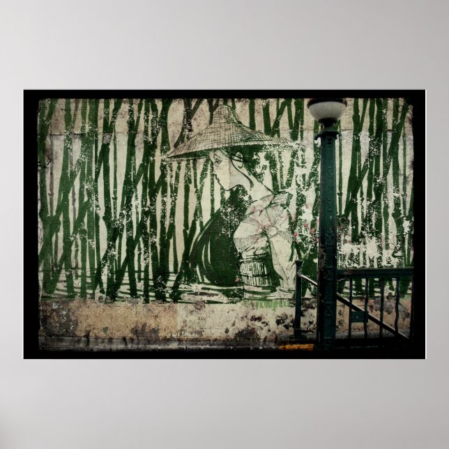 Póster Bamboo Subway Geisha (Frente)