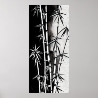 Bambu moderno branco e preto