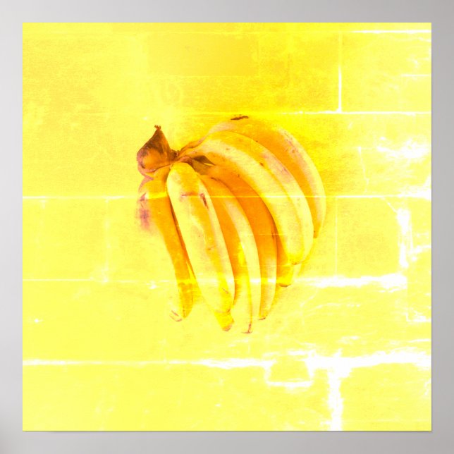 Poster "Banana Amarela" Foto Grata. Comprar Agora (Frente)