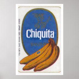 Poster Banana Bunch - Matchbox Print - Aesthetic Wall Art