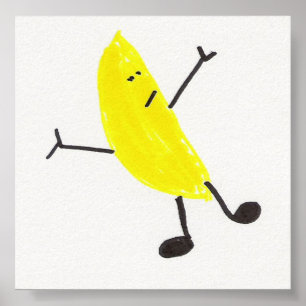 Poster Banana da dança