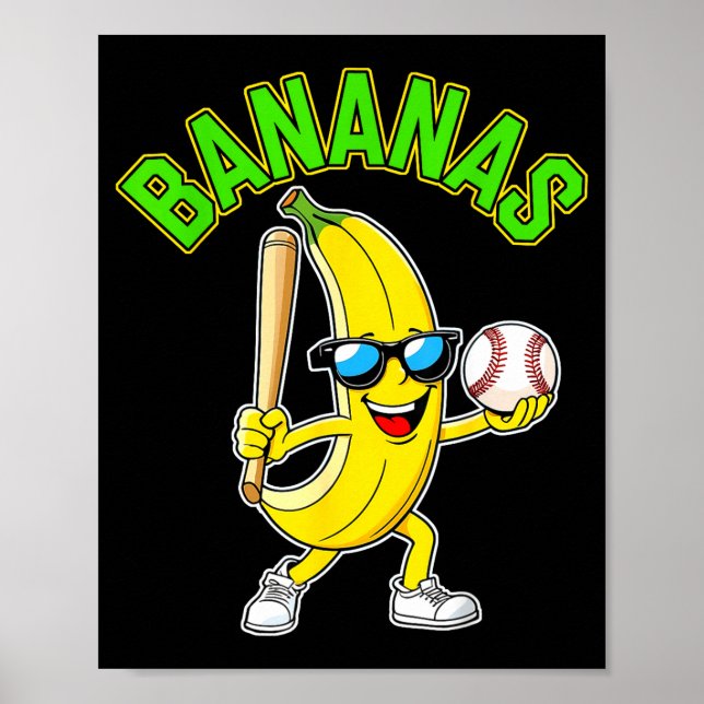 Poster Banana engraçada  (Frente)