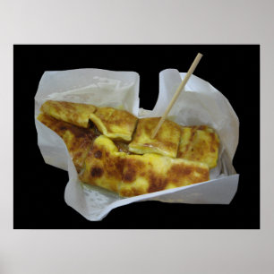 Póster Banana Hotcake [Roti Kluai Khai] Comida da rua tai