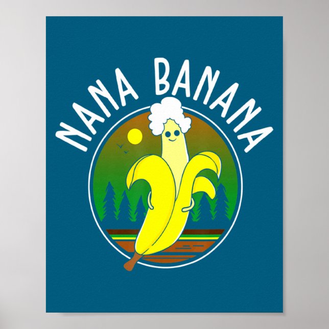 Poster Banana Nana Engraçada  (Frente)