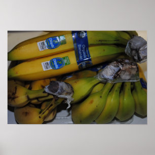 Poster Bananas orgânicas