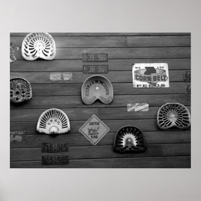 Póster Banco do trator (Frente)