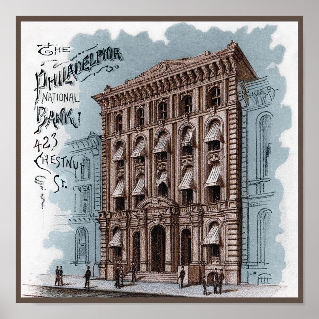 Poster Banco Nacional Filadélfia (Frente)