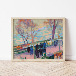 Poster Bancos do Sena | Magnus Enckell