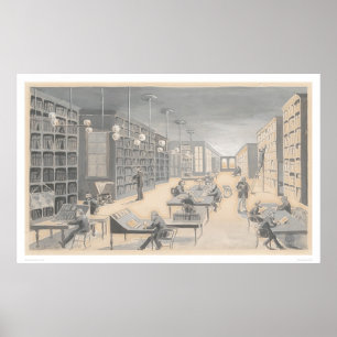 Póster Bancroft Building, 721 Market Street, SF (1418)